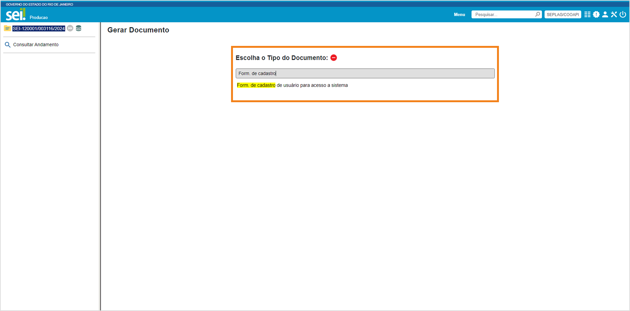 gestor de investimento titular